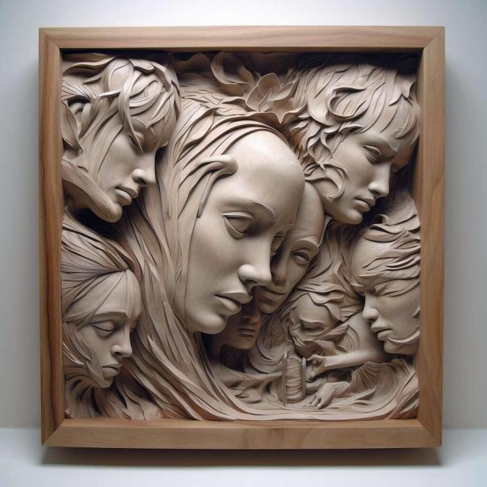 نموذج ثلاثي الأبعاد لآلة CNC 3D Art 